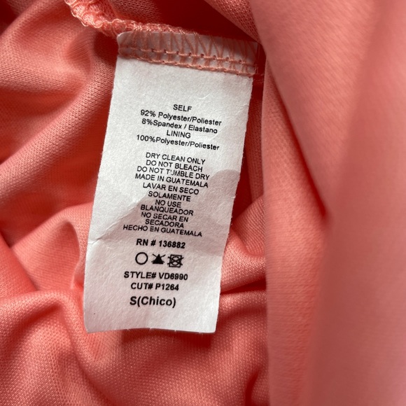 WINDSOR- orange tight synched dress - Picture 5 of 5